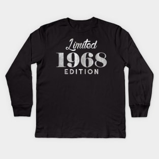 Limited Edition 1968 50 Years Old Birthday Kids Long Sleeve T-Shirt